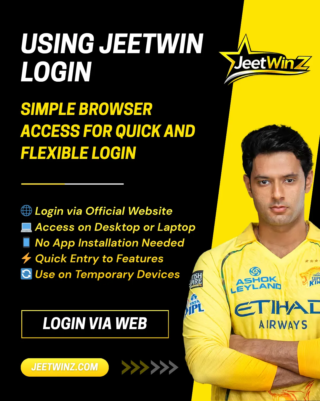 Login through website