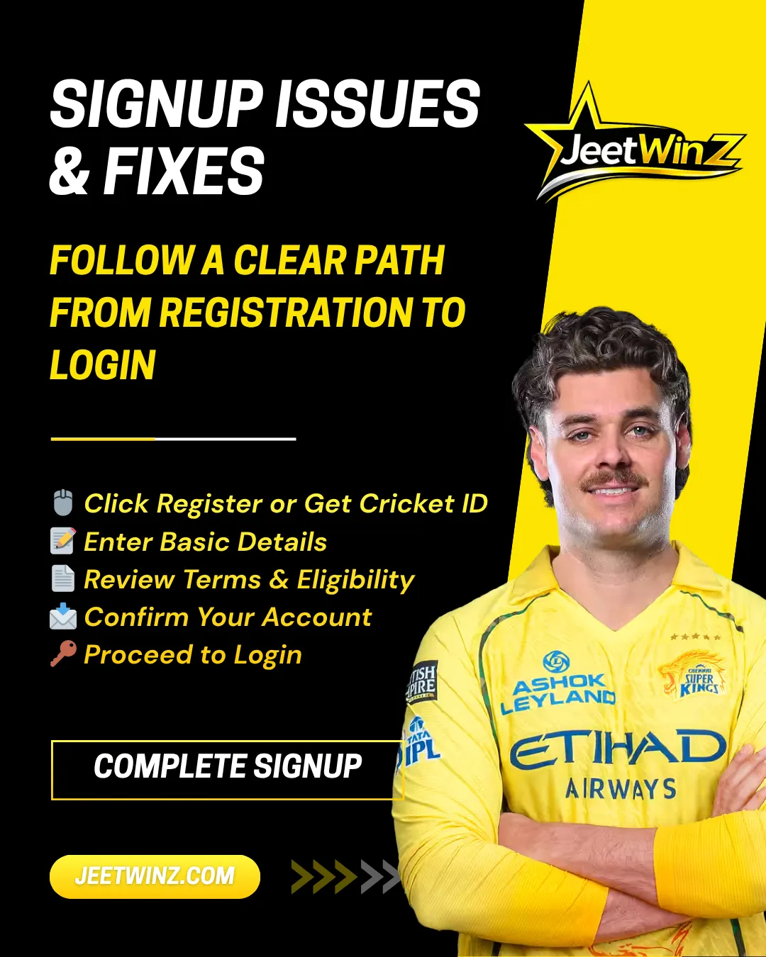 Common JeetWin Signup Problems
