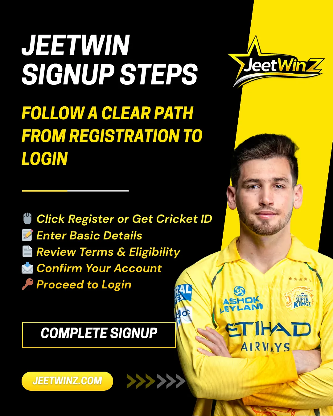 5 Easy Signup Steps