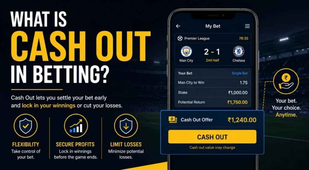 Understand cash out in betting